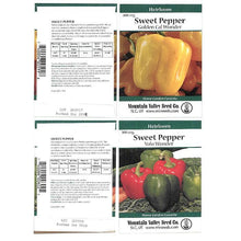 Load image into Gallery viewer, Heirloom Hot and Sweet Pepper Collection - 8 Pack